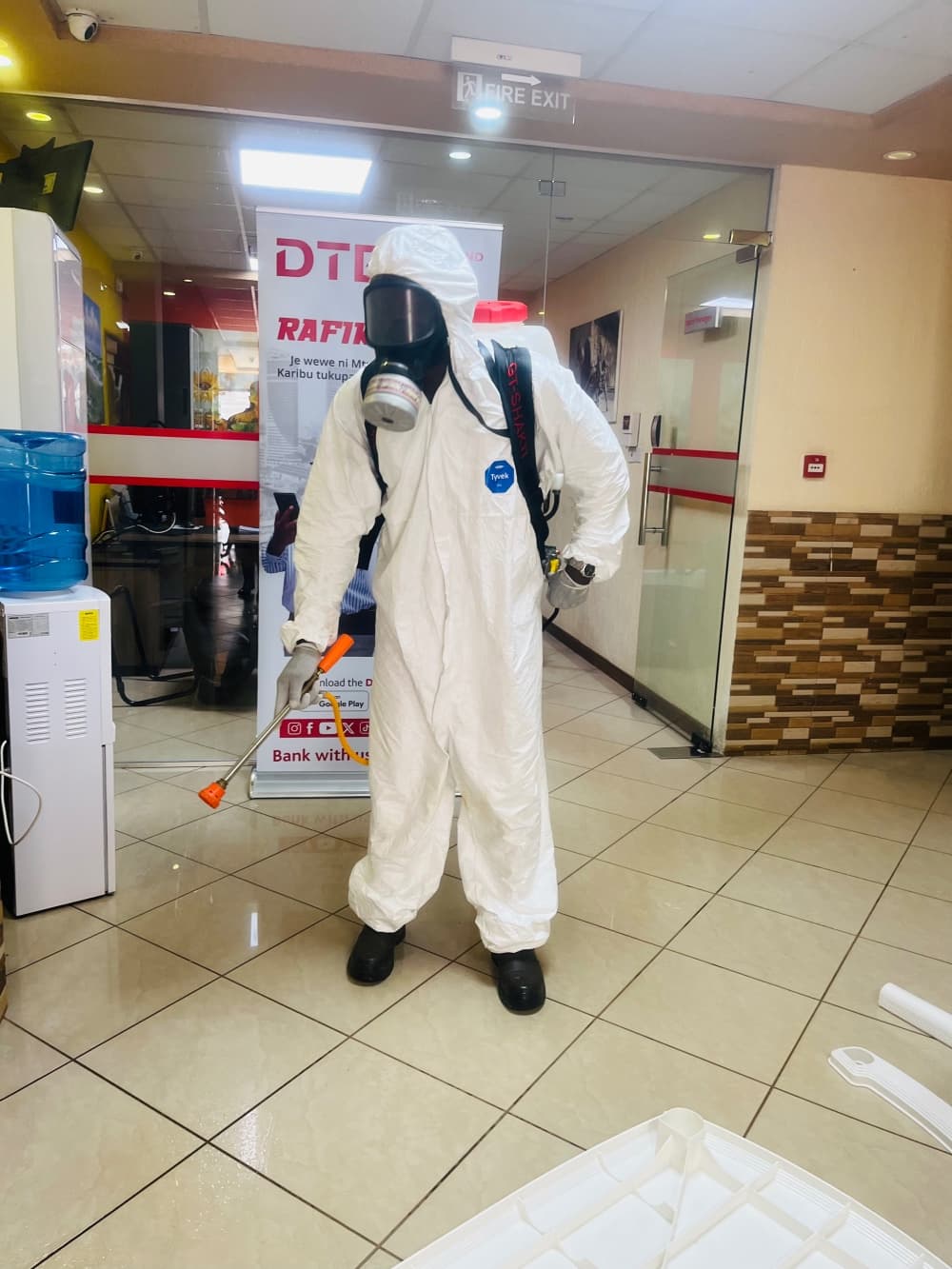Makazi technicians delivering fumigation services